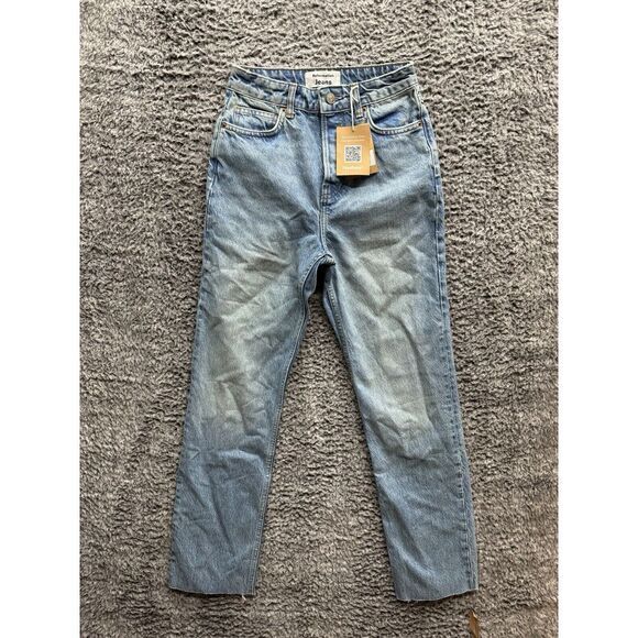 Reformation Cynthia Stretch High Rise Straight Jean Kenai Size‎ 24 NWT - Picture 1 of 10